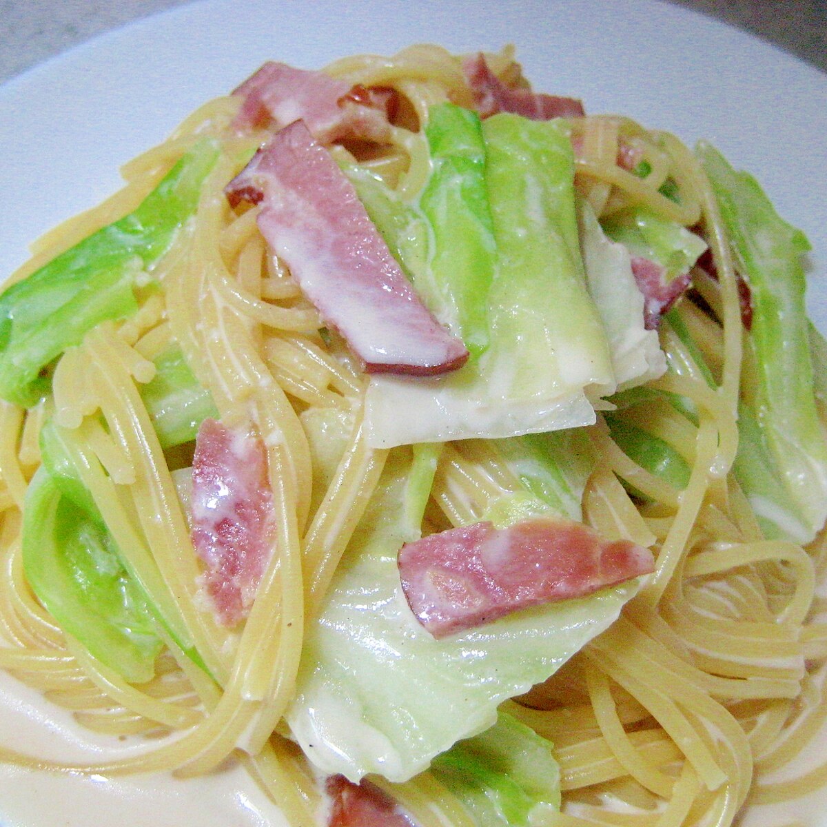 旨い キャベツとベーコンのコンソメクリームパスタ レシピ 作り方 By Nyanpyow 楽天レシピ 旨い キャベツとベーコンのコンソメクリームパスタ レシピ 作り方 By Nyanpyow 楽天レシピ